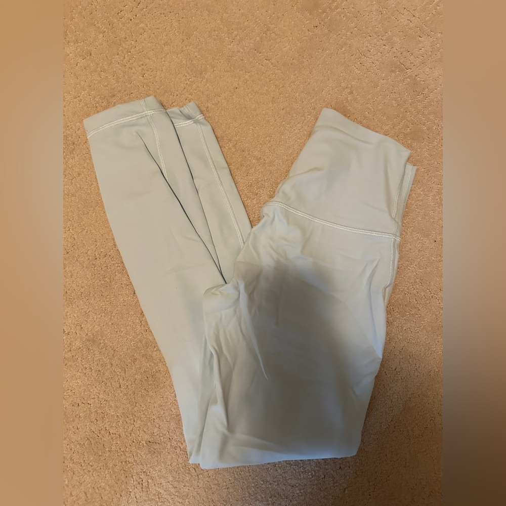Light blue high waisted align lululemon leggings